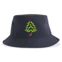 High Heel Christmas Tree Sustainable Bucket Hat