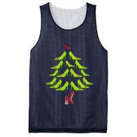 High Heel Christmas Tree Mesh Reversible Basketball Jersey Tank
