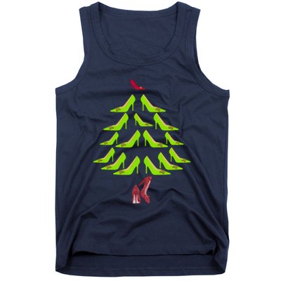 High Heel Christmas Tree Tank Top