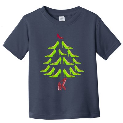 High Heel Christmas Tree Toddler T-Shirt