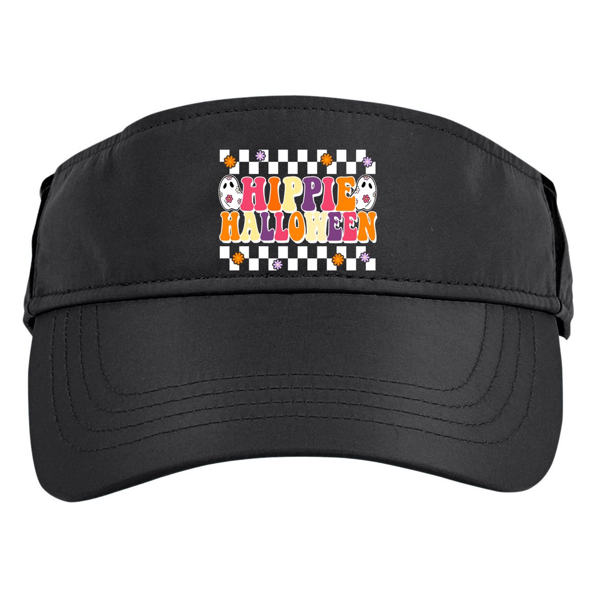 Hippie Halloween Cute Retro Adult Drive Performance Visor