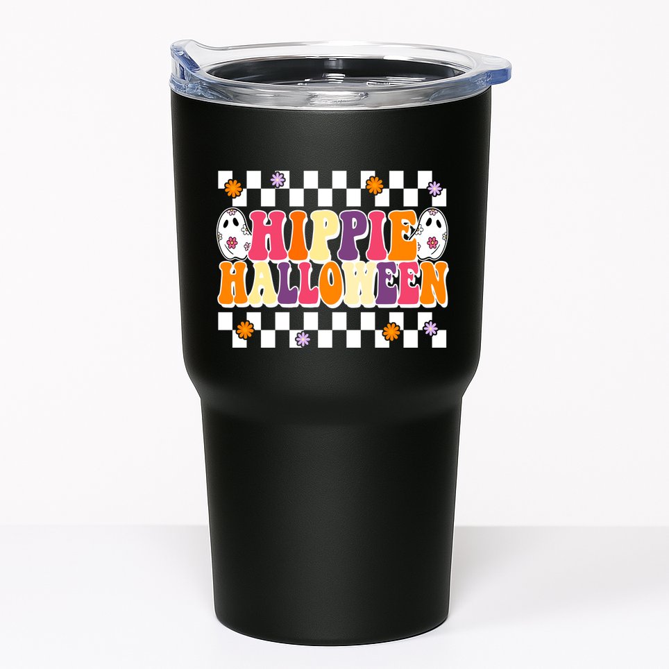 Hippie Halloween Cute Retro Tumbler