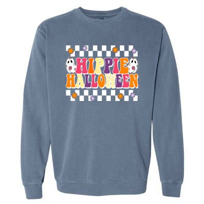 Hippie Halloween Cute Retro Garment-Dyed Sweatshirt