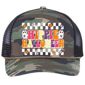 Hippie Halloween Cute Retro Retro Rope Trucker Hat Cap