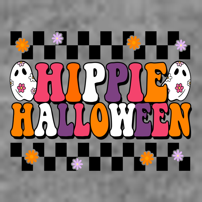 Hippie Halloween Cute Retro Long Sleeve Shirt