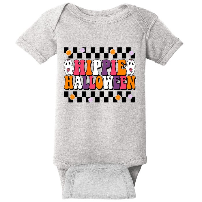 Hippie Halloween Cute Retro Baby Bodysuit