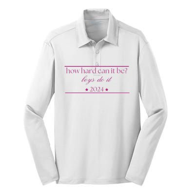 How Hard Can It Be Do It 2024 Silk Touch Performance Long Sleeve Polo