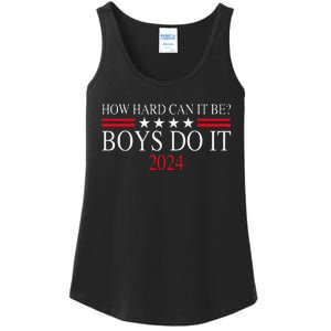 How Hard Can It Be Boy Do It. Kamala Harris 2024 Ladies Essential Tank