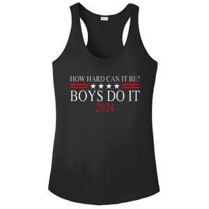 How Hard Can It Be Boy Do It. Kamala Harris 2024 Ladies PosiCharge Competitor Racerback Tank