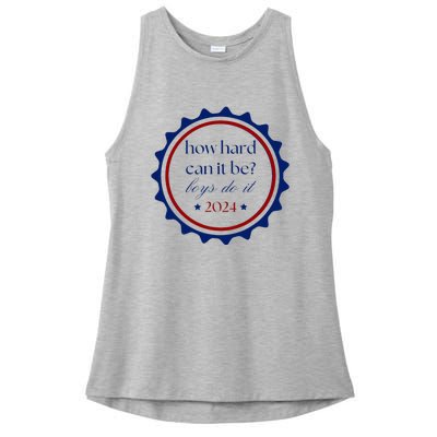 How Hard Can It Be Boy Do It Ladies PosiCharge Tri-Blend Wicking Tank