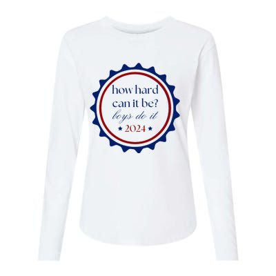 How Hard Can It Be Boy Do It Womens Cotton Relaxed Long Sleeve T-Shirt