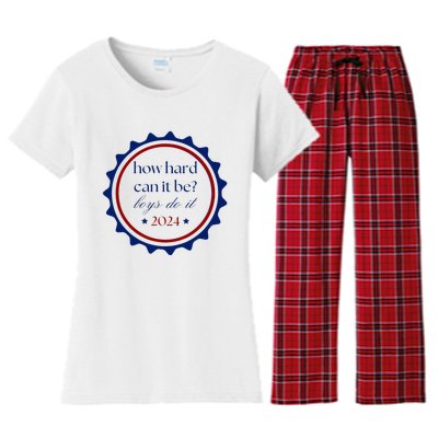 How Hard Can It Be Boy Do It Women's Flannel Pajama Set