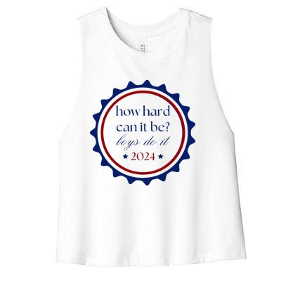 How Hard Can It Be Boy Do It Women's Racerback Cropped Tank