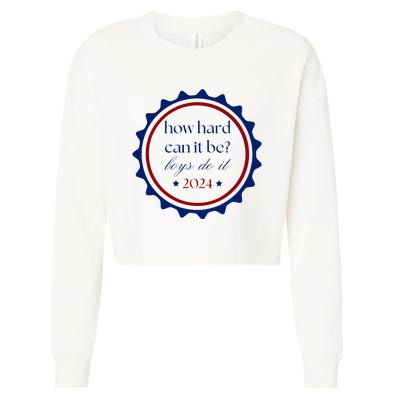 How Hard Can It Be Boy Do It Cropped Pullover Crew