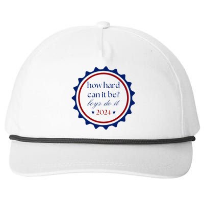 How Hard Can It Be Boy Do It Snapback Five-Panel Rope Hat