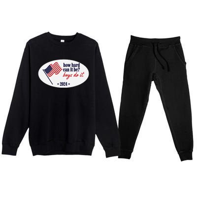 How Hard Can It Be Boy Do It Premium Crewneck Sweatsuit Set