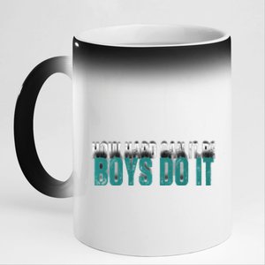 How Hard Can It Be Boy Do It 11oz Black Color Changing Mug