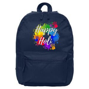 Happy Holi Color India Hindu Gift 16 in Basic Backpack