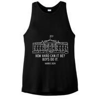 How Hard Can It Be Boys Do It Harris 2024 Political Ladies PosiCharge Tri-Blend Wicking Tank