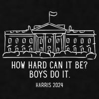 How Hard Can It Be Boys Do It Harris 2024 Political Ladies PosiCharge Tri-Blend Wicking Tank