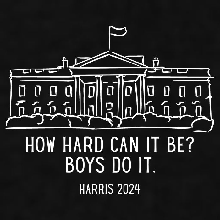 How Hard Can It Be Boys Do It Harris 2024 Political Ladies PosiCharge Tri-Blend Wicking Tank
