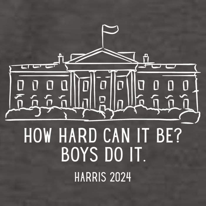 How Hard Can It Be Boys Do It Harris 2024 Political Vector Backpack