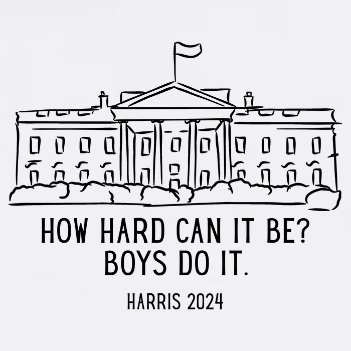 How Hard Can It Be Boys Do It Harris 2024 Political Garment-Dyed Sweatshirt