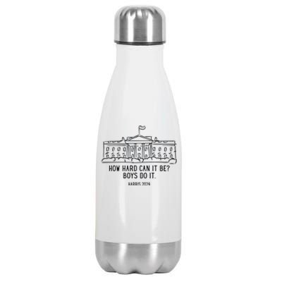 How Hard Can It Be Boys Do It Harris 2024 Political Stainless Steel Insulated Water Bottle