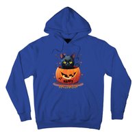 Happy Halloween Cat Skull Bats Kitty Pumpkin Meaningful Gift Hoodie