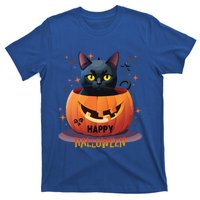 Happy Halloween Cat Skull Bats Kitty Pumpkin Meaningful Gift T-Shirt