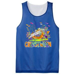 Happy Halloween Cruiseween Pumpkin Spooky Cruise Squad Meaningful Gift Mesh Reversible Basketball Jersey Tank