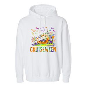 Happy Halloween Cruiseween Pumpkin Spooky Cruise Squad Meaningful Gift Garment-Dyed Fleece Hoodie