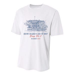 How Hard Can It Be B.O.Y.S Do It Harris 2024 Presidential Performance Sprint T-Shirt