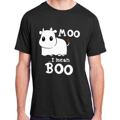 Hilarious Halloween Cow Costume Spooky Moo Adult ChromaSoft Performance T-Shirt