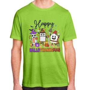 Happy Hallothanksmas Christmas Er Nurse Crew Emergency Room Gift Adult ChromaSoft Performance T-Shirt