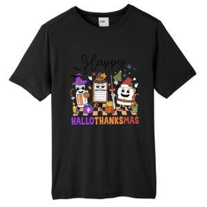 Happy Hallothanksmas Christmas Er Nurse Crew Emergency Room Gift Tall Fusion ChromaSoft Performance T-Shirt