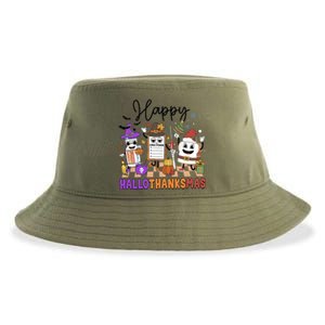 Happy Hallothanksmas Christmas Er Nurse Crew Emergency Room Gift Sustainable Bucket Hat