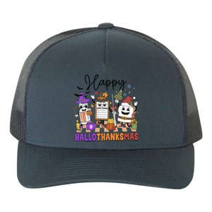 Happy Hallothanksmas Christmas Er Nurse Crew Emergency Room Gift Yupoong Adult 5-Panel Trucker Hat