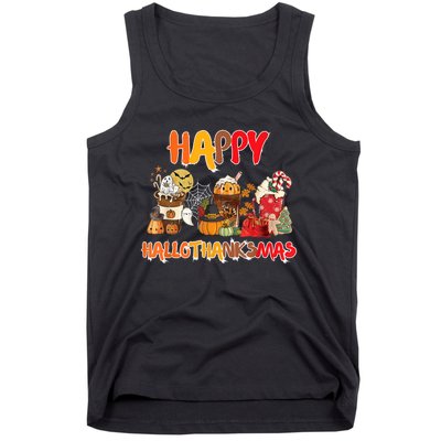 Happy Hallothanksmas Coffee Tank Top