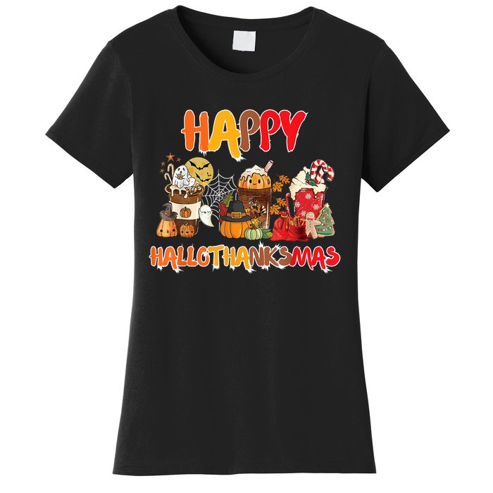 Happy Hallothanksmas Coffee Women's T-Shirt