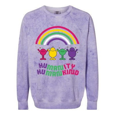 Hunity Hukind Cute Gift Colorblast Crewneck Sweatshirt