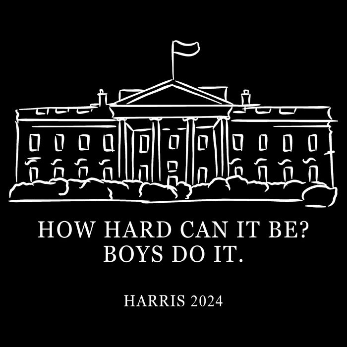 How Hard Can It Be Boys Do It 2024 Funny Election White House Backpack