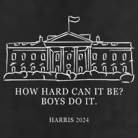 How Hard Can It Be Boys Do It 2024 Funny Election White House Microfiber Hand Towel