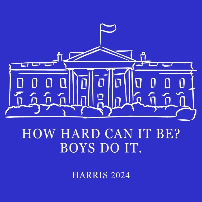 How Hard Can It Be Boys Do It 2024 Funny Election White House 16 in Basic Backpack