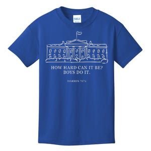 How Hard Can It Be Boys Do It 2024 Funny Election White House Kids T-Shirt