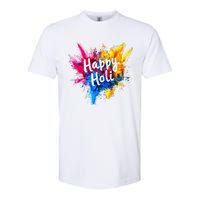 Happy Holi Color India Hindu Gifts Softstyle CVC T-Shirt