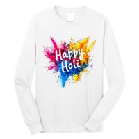 Happy Holi Color India Hindu Gifts Long Sleeve Shirt