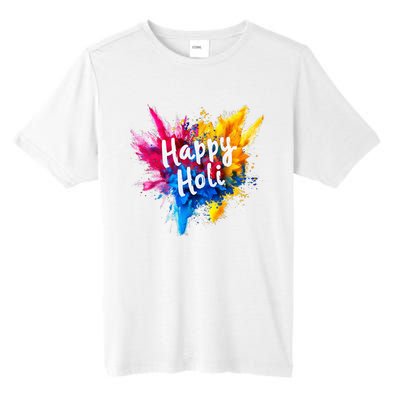 Happy Holi Color India Hindu Gifts Tall Fusion ChromaSoft Performance T-Shirt