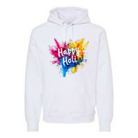 Happy Holi Color India Hindu Gifts Premium Hoodie