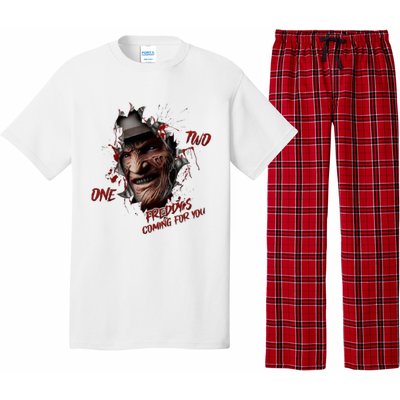 Halloween Horror Character Friends Coming For You Freddy Pajama Set